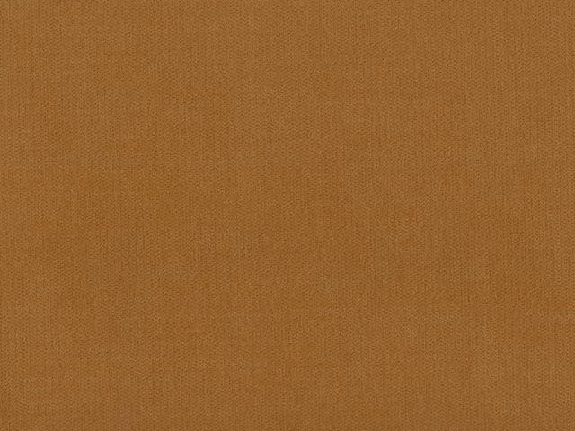 Warm caramel-brown plain chenille with a fine woven texture and subtle tonal depth