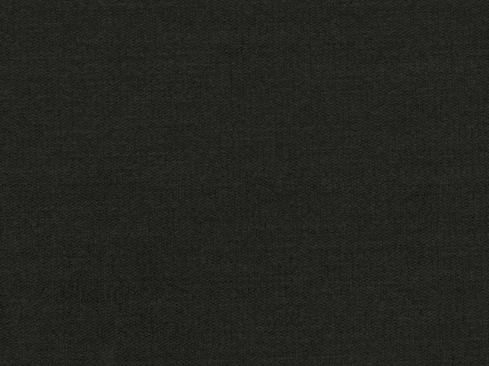 Near-black charcoal chenille with a subtle, even woven grain