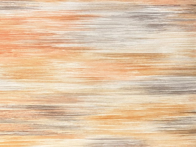 Peach, beige and taupe horizontal striations across a softly lustrous velvet surface