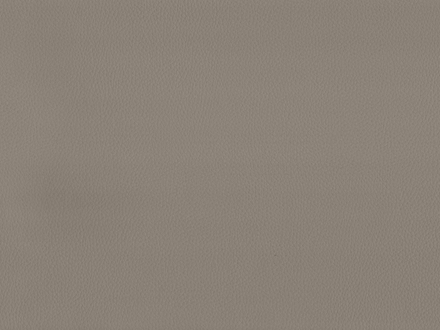 Soft taupe-grey faux leather with a fine pebbled grain and subtle low sheen