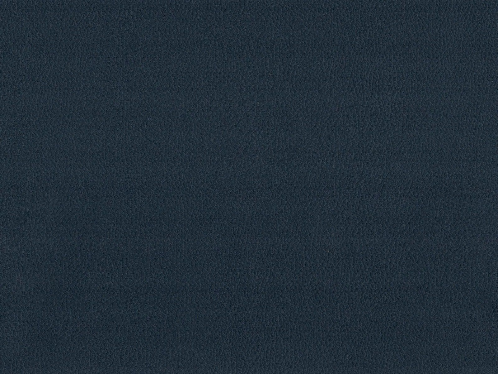 Deep blue-grey pebbled faux leather with a subtle low sheen