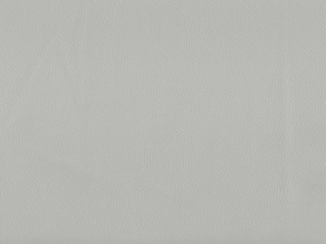 Pale cool-grey faux leather showing a fine, evenly pebbled grain