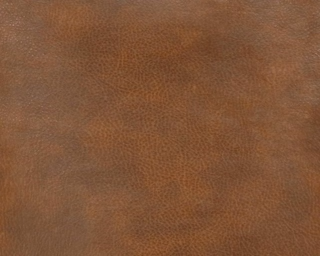 Warm chestnut-brown pebbled faux leather with subtle tonal grain across the swatch