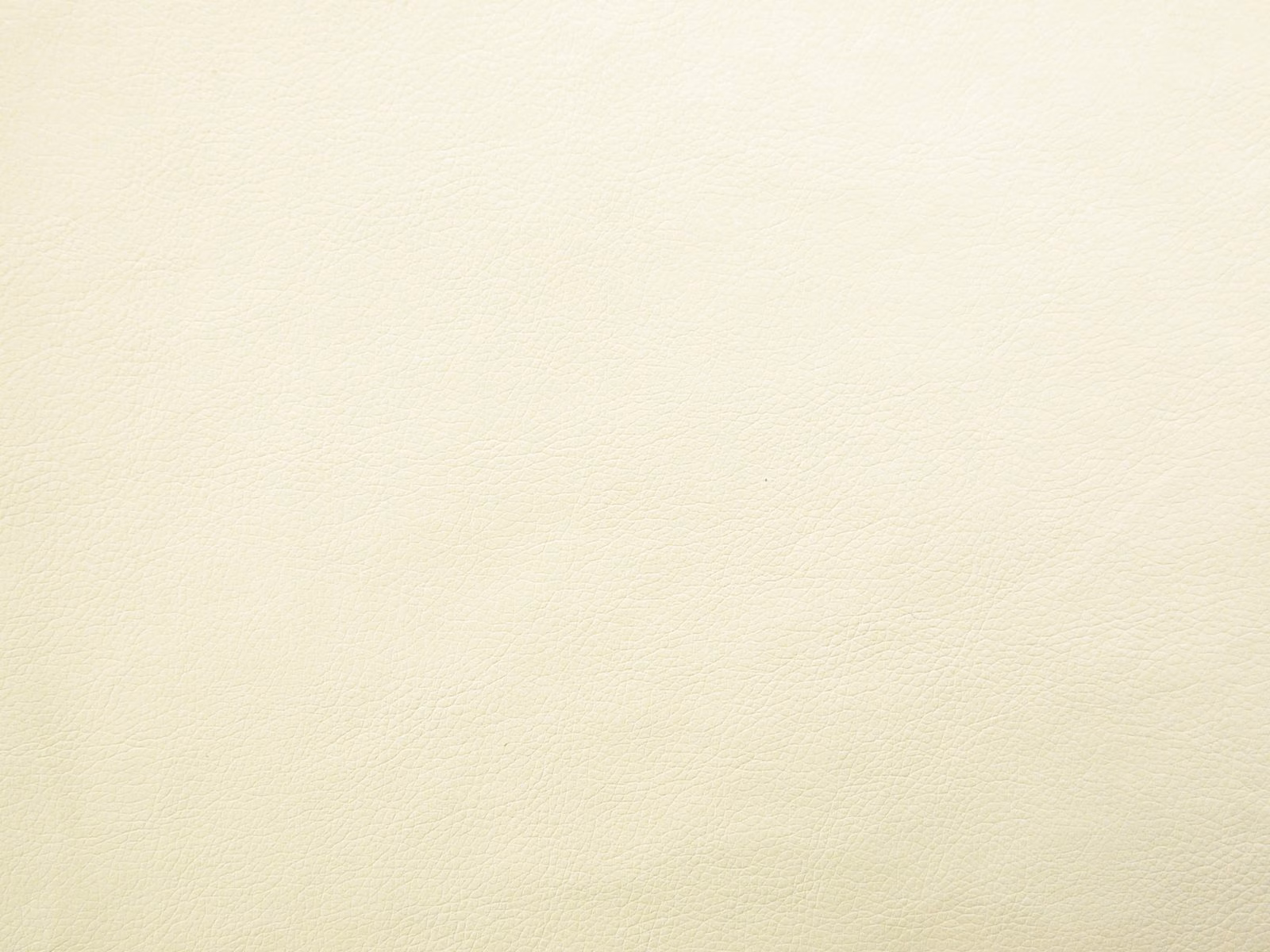 Pale warm cream faux leather with a fine, softly pebbled grain
