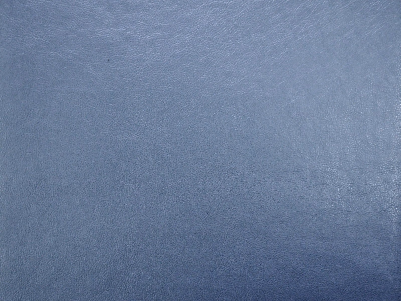 Muted slate-blue faux leather with softly mottled grain and subtle sheen