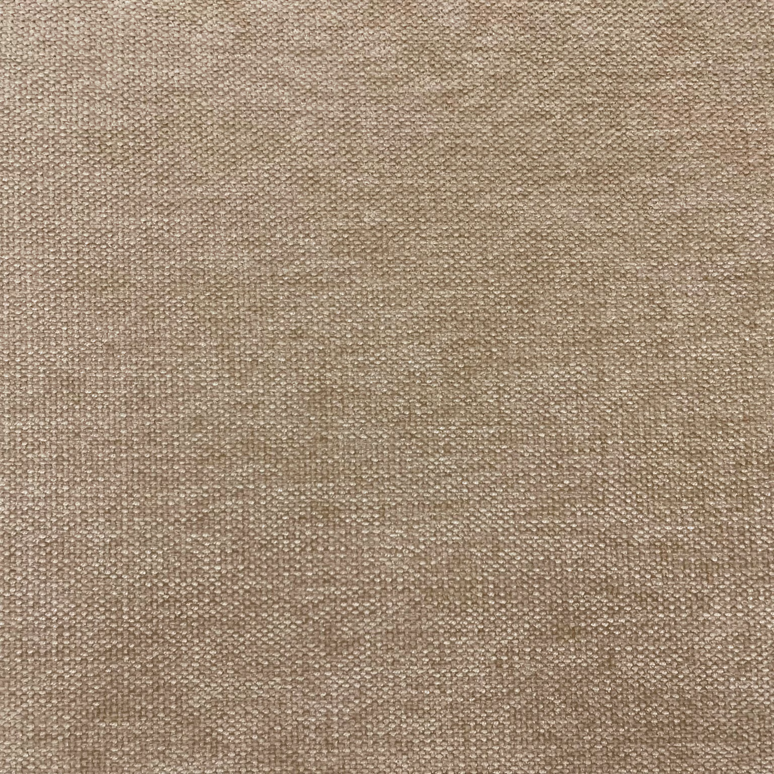 Warm taupe chenille with a finely flecked, softly pebbled woven surface