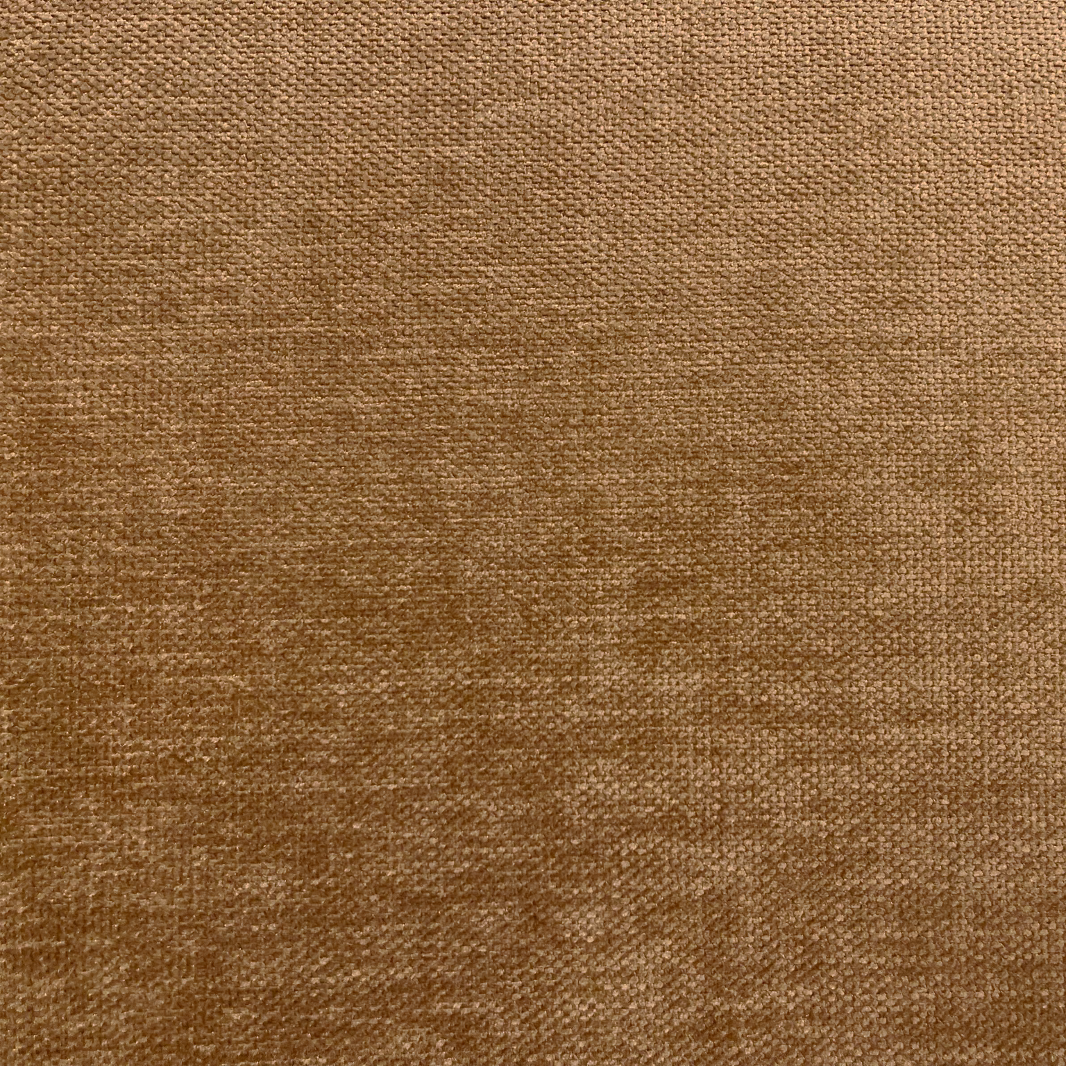 Warm mottled brown chenille with a close nubby woven texture