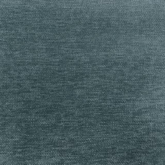 Muted blue-teal chenille with a softly mottled, close-woven surface
