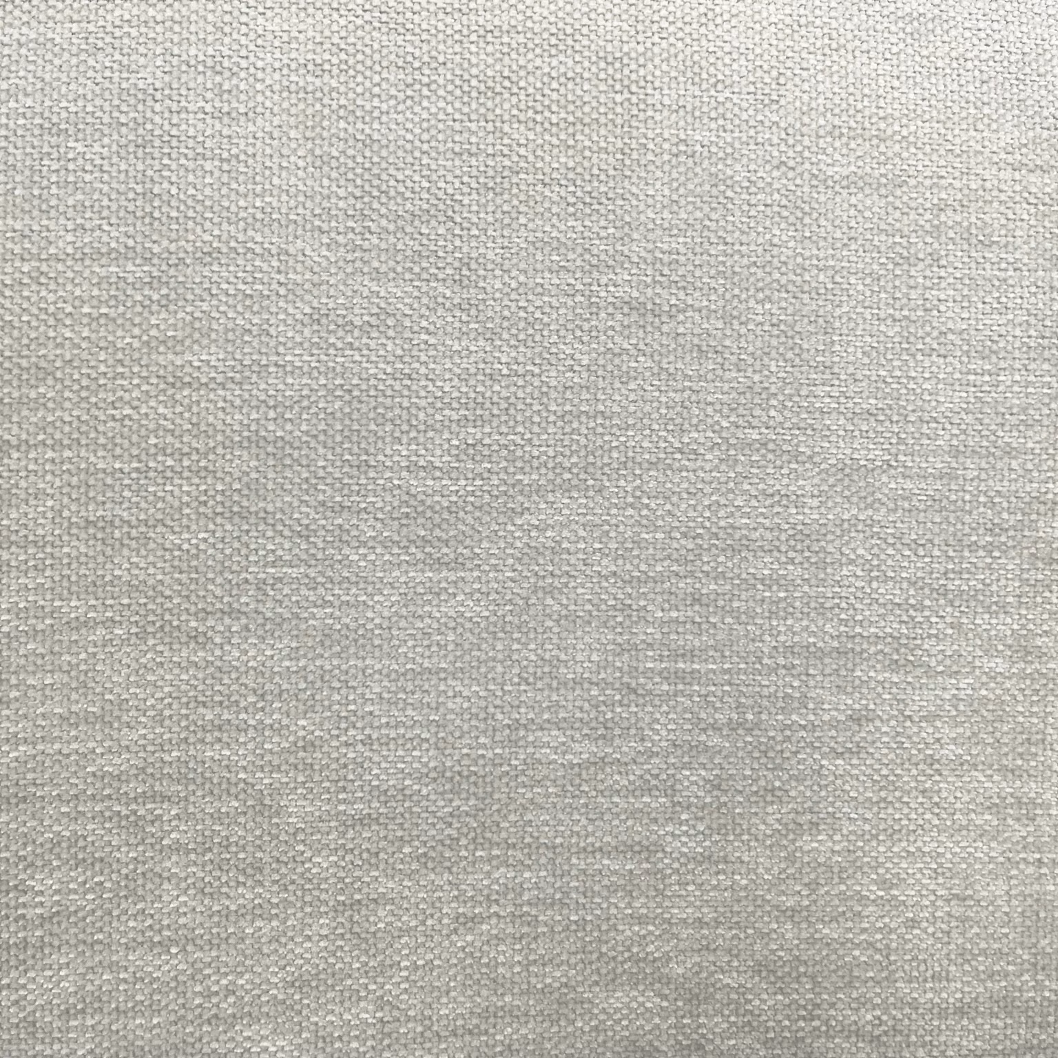 Soft greige chenille with a close, lightly mottled woven texture