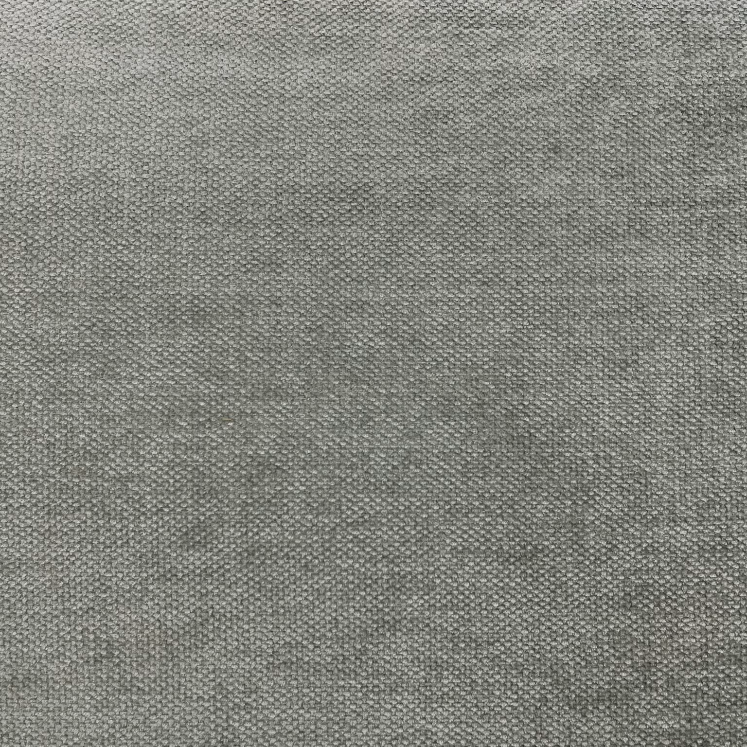 Cool mottled grey chenille with a fine, tightly woven textured surface