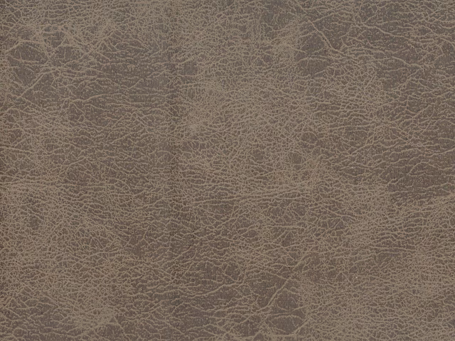 Muted taupe-brown faux leather with fine branching craquelure texture