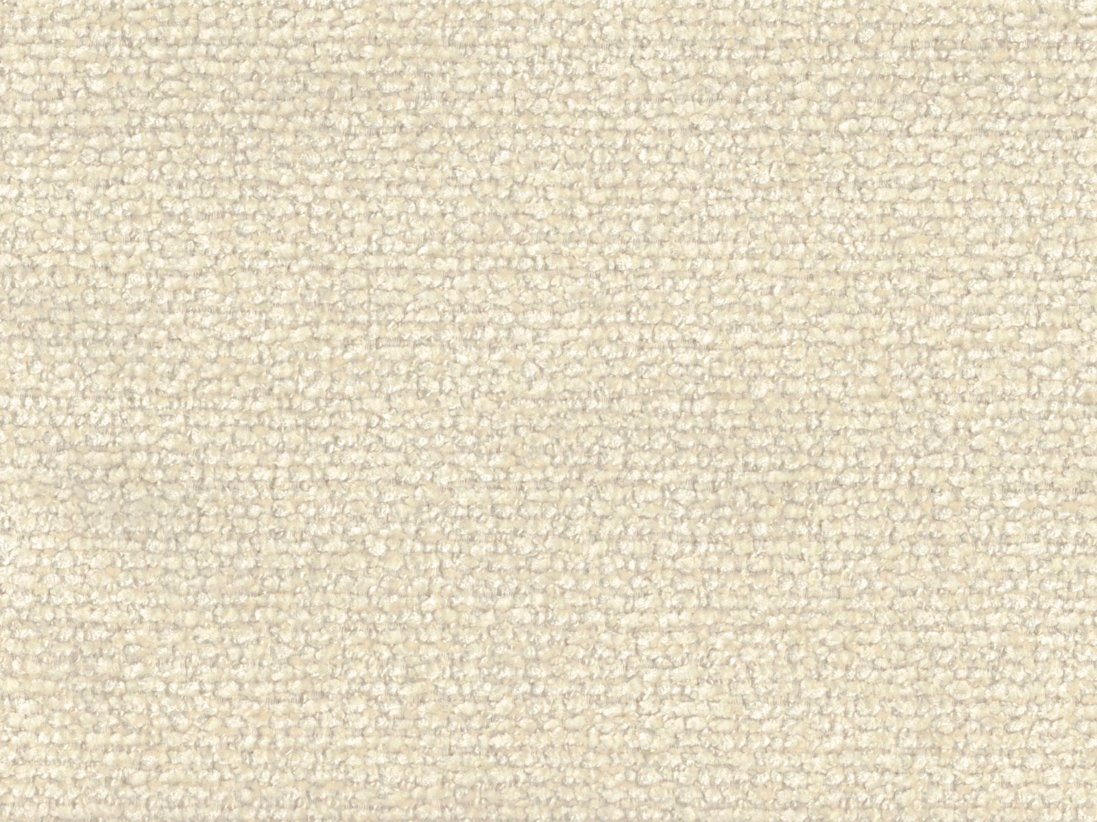 Warm ivory chenille with fine flecked loops and a softly pebbled woven surface