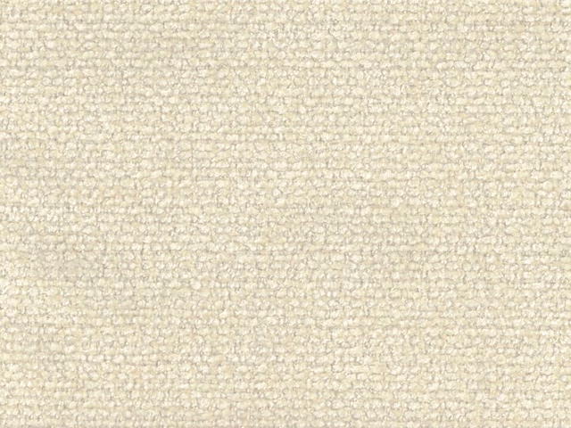 Warm ivory chenille with fine flecked loops and a softly pebbled woven surface