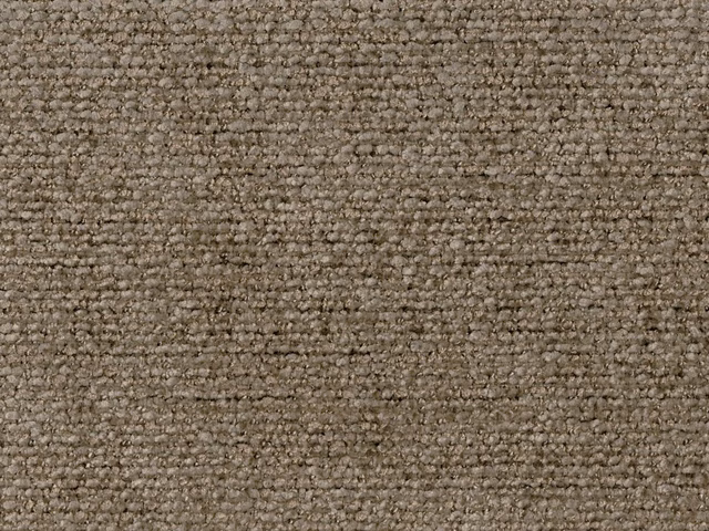 Warm taupe-brown chenille with a nubby, softly flecked woven texture
