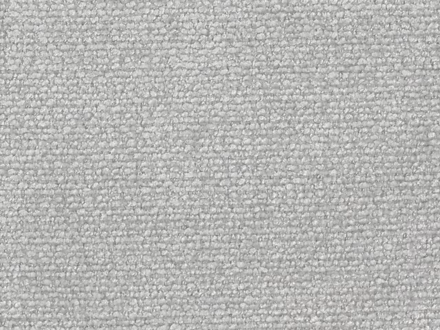 Pale silver-grey chenille with a fine mottled, nubby woven texture