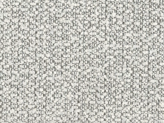 Pale grey and ivory flecked woven upholstery fabric with a softly pebbled texture