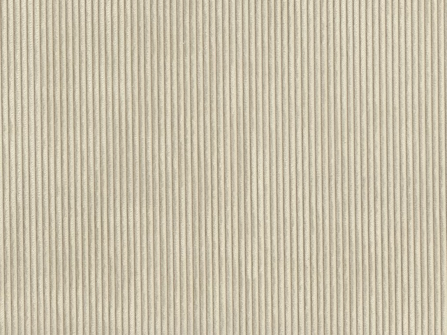 Pale oatmeal-beige fabric with closely spaced vertical ribs and soft woven texture
