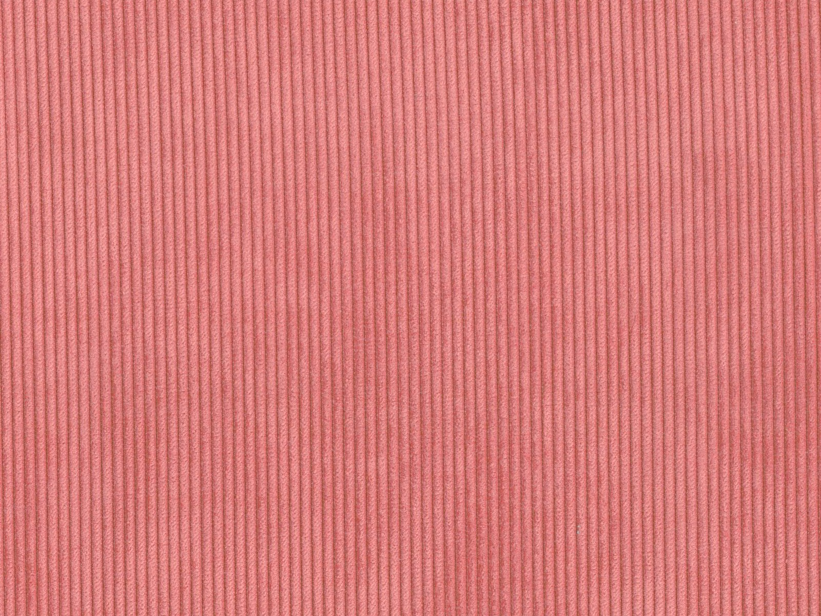 Dusty coral-pink fabric with fine, closely spaced vertical ribs