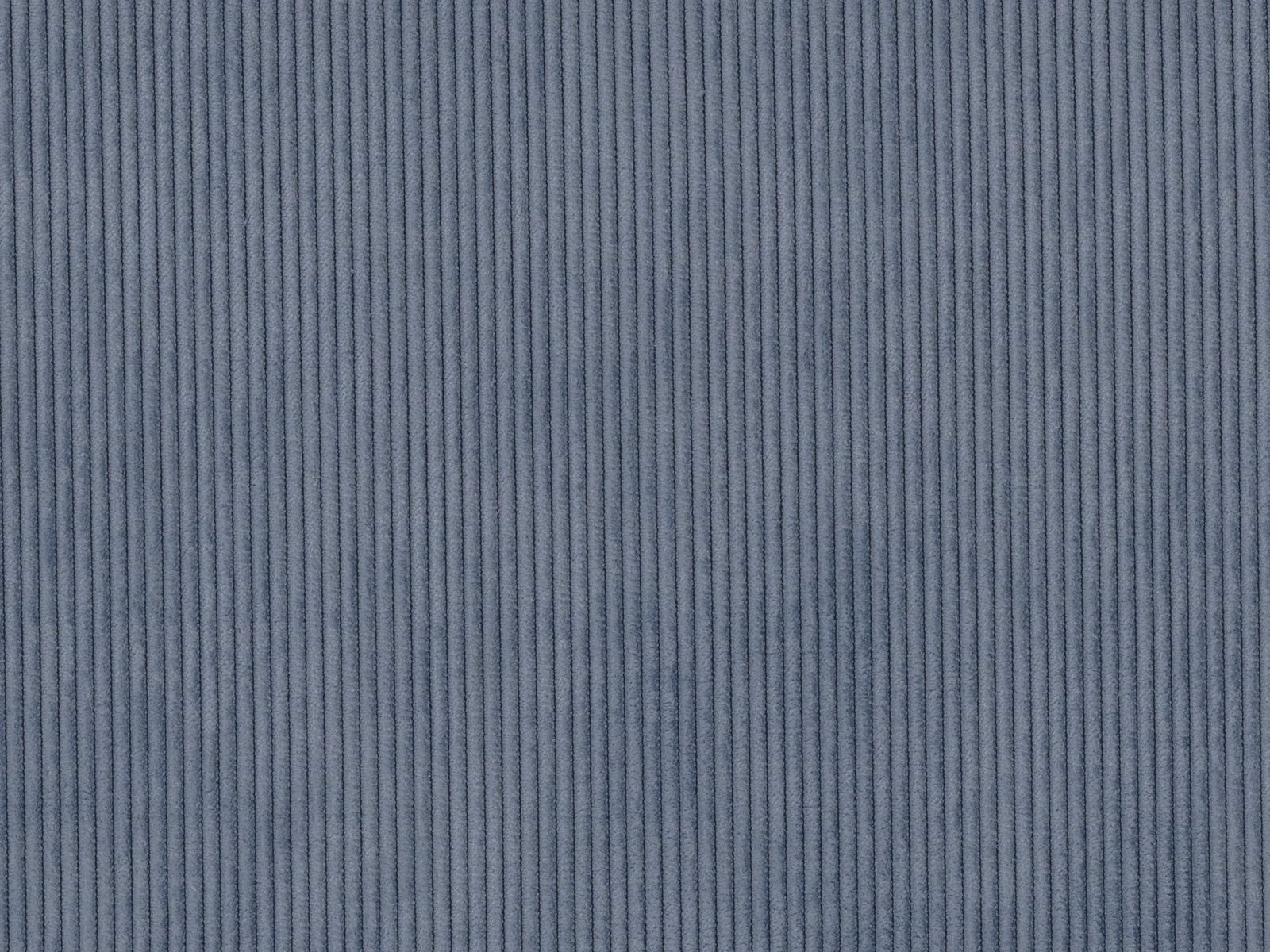 Cool slate blue-grey fabric with fine vertical ribbed texture