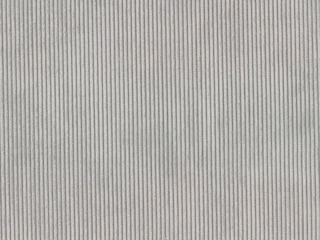 Pale cool-grey fabric swatch with fine vertical ribbed texture and subtle tonal variation