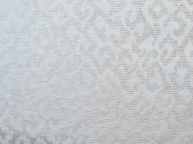 Pale blue-grey chenille with shimmering horizontal texture and soft abstract pattern