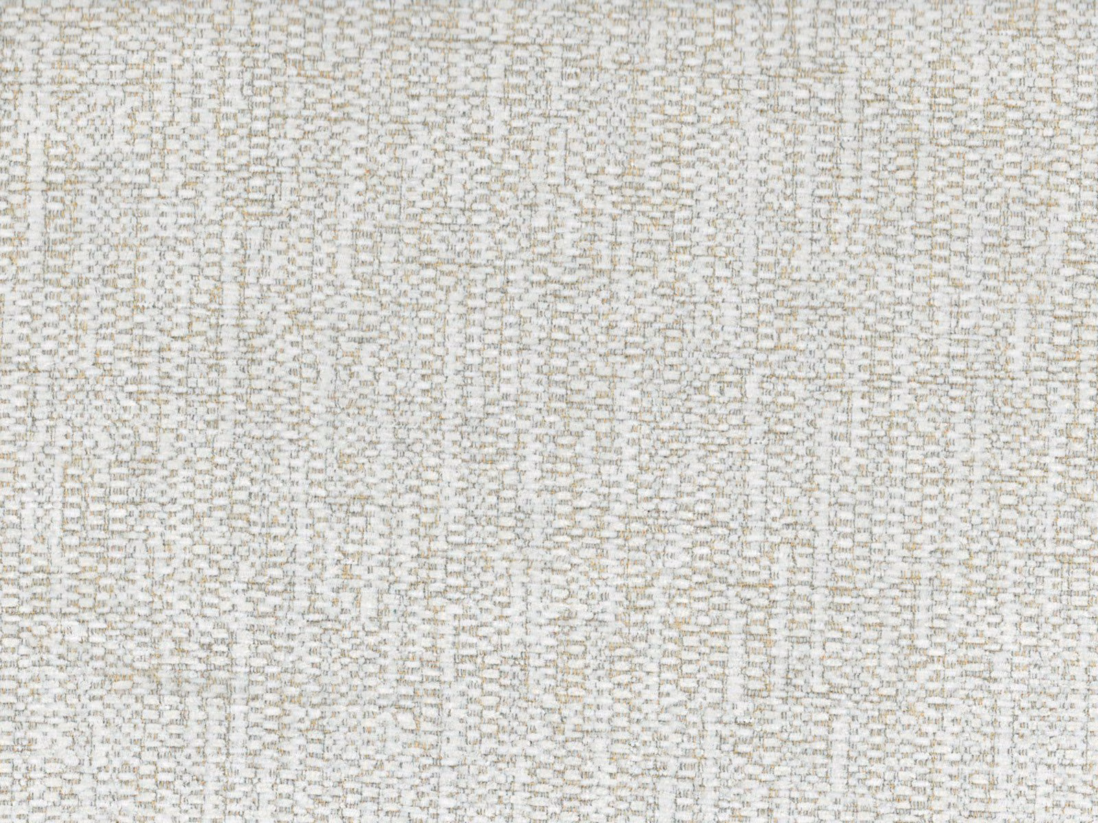 Pale greige chenille with fine vertical striations and tiny ivory-grey woven flecks