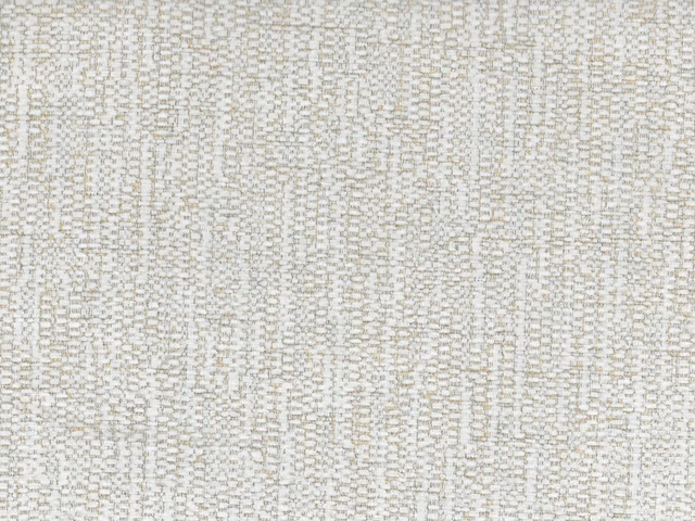 Pale greige chenille with fine vertical striations and tiny ivory-grey woven flecks