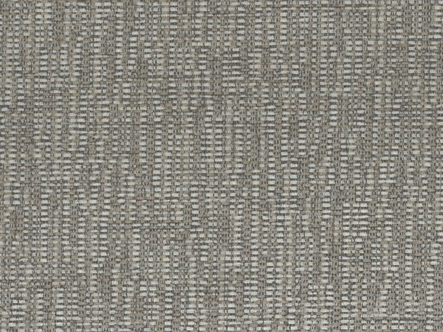 Muted grey-taupe chenille with irregular vertical striations and pale woven flecks