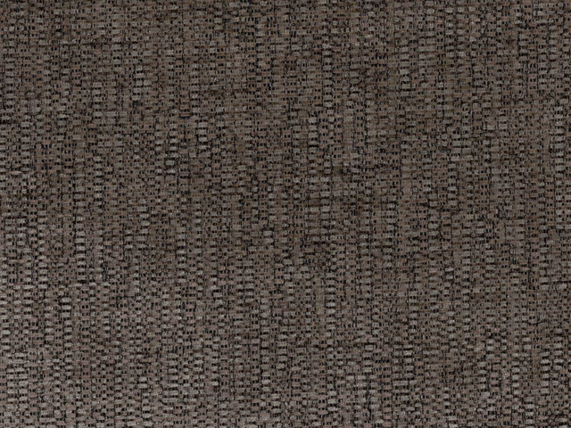 Deep taupe-brown chenille with charcoal flecks and irregular woven texture