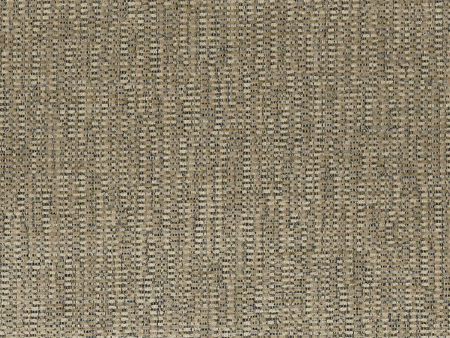 Mottled taupe-olive chenille with charcoal flecks and fine vertical striations