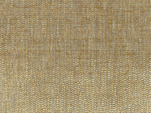 Warm taupe-gold chenille with fine flecked weave and muted ochre highlights