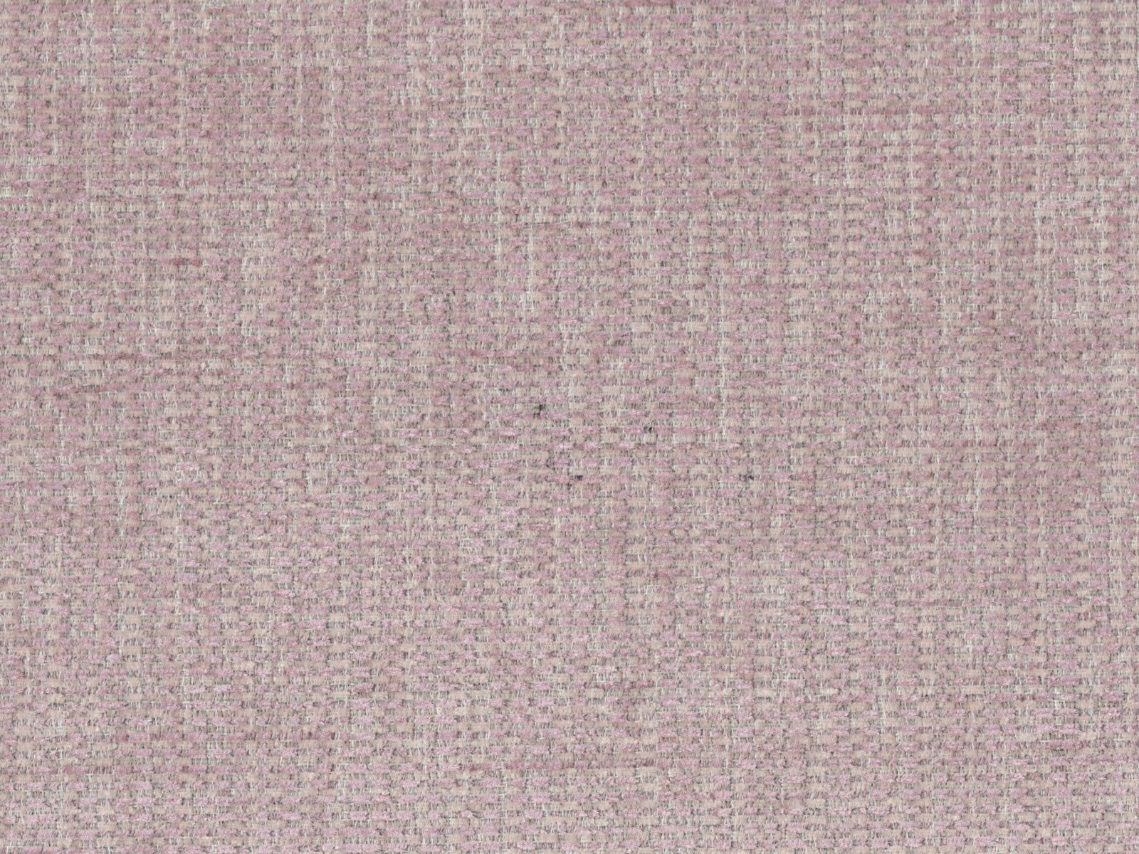 Dusty blush-pink chenille with fine vertical striations and pale woven flecks