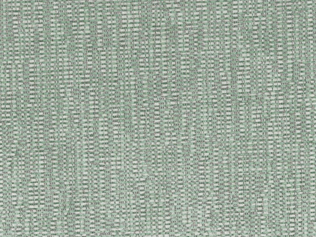 Close-up of muted sage chenille with pale grey flecks and irregular woven texture