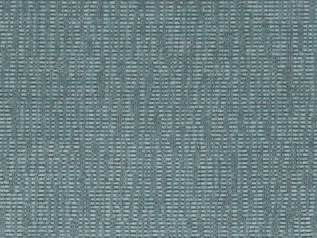 Muted blue-teal chenille with fine charcoal flecks and compact woven texture