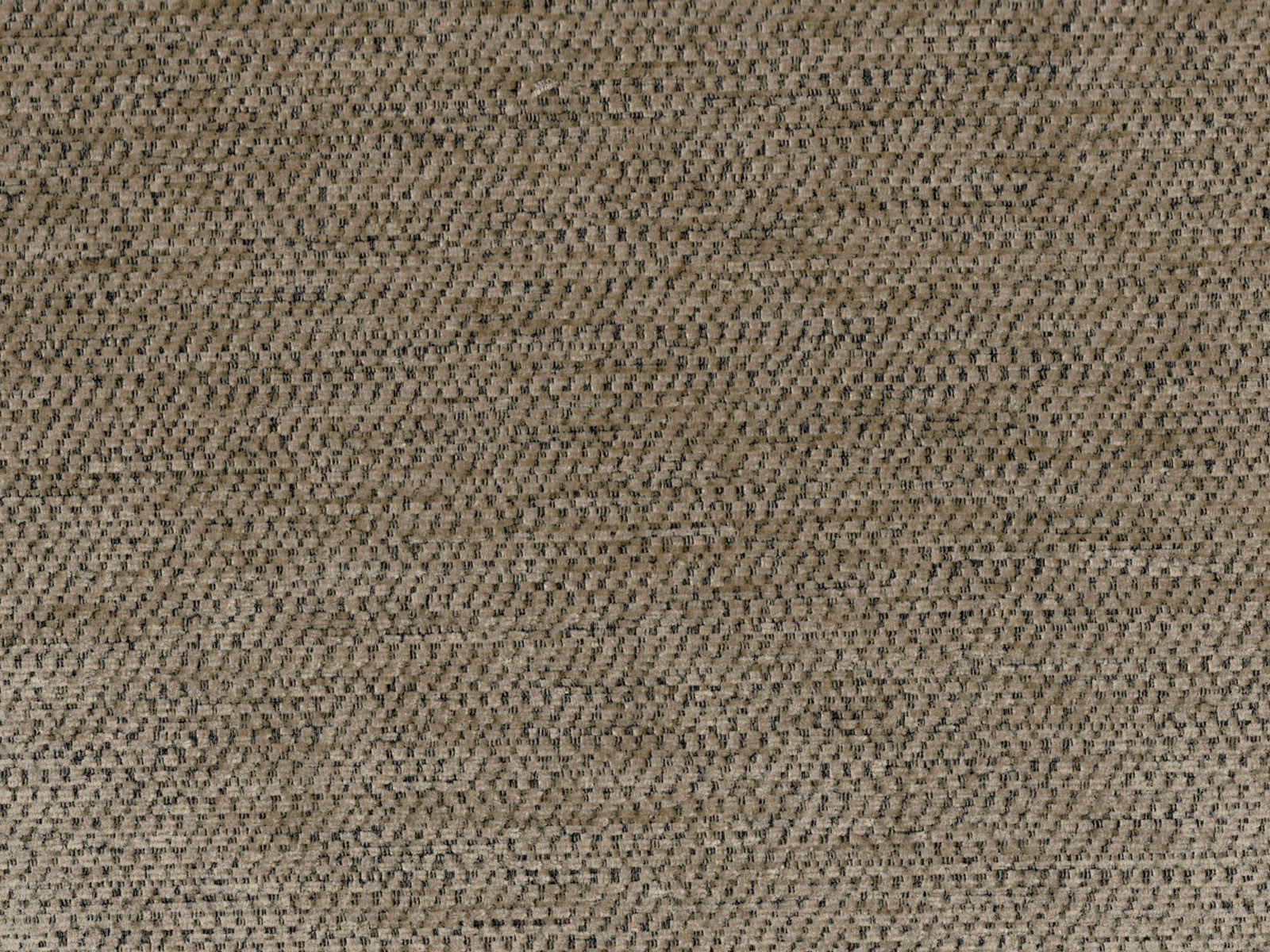 Warm taupe chenille with a small mottled brown-grey woven texture