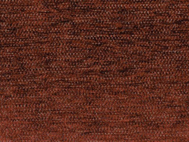 Dark burnt-rust chenille with flecked horizontal woven texture