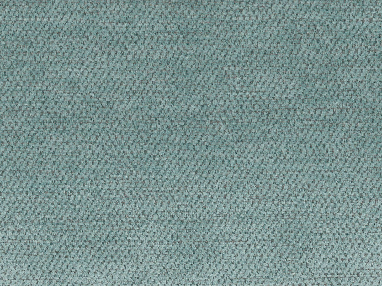 Muted seafoam teal chenille with fine mottled blue-green woven texture