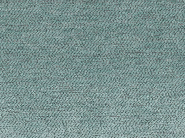 Muted seafoam teal chenille with fine mottled blue-green woven texture