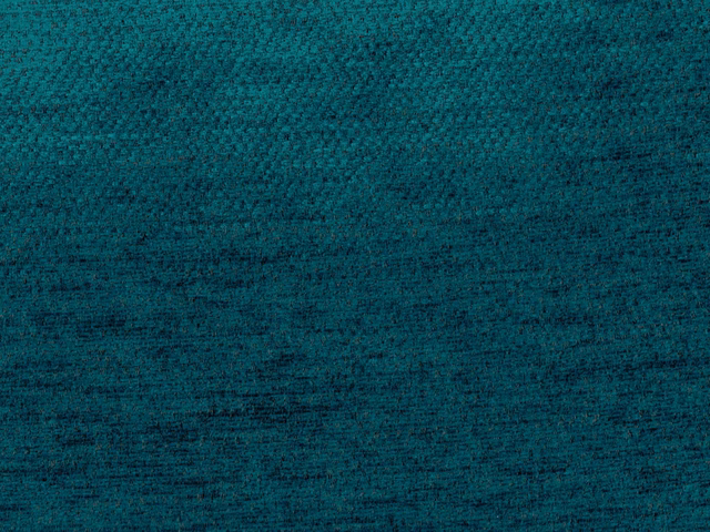 Deep blue teal chenille with mottled horizontal texture and dark shadowy flecks