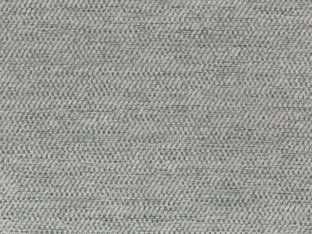 Close-up of muted sage-grey chenille with charcoal flecks and fine horizontal weave