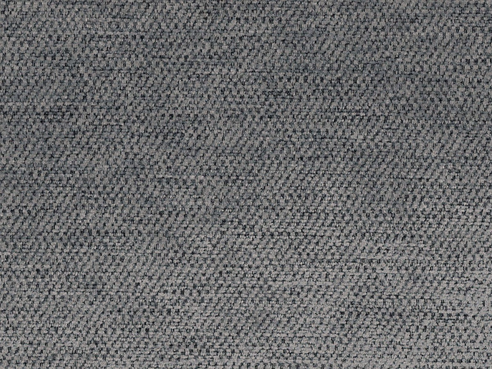Charcoal-grey chenille with a dense flecked micro-textured weave