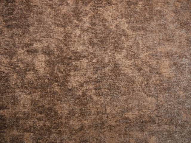 Mottled brown taupe chenille with softly brushed, shadowed surface texture
