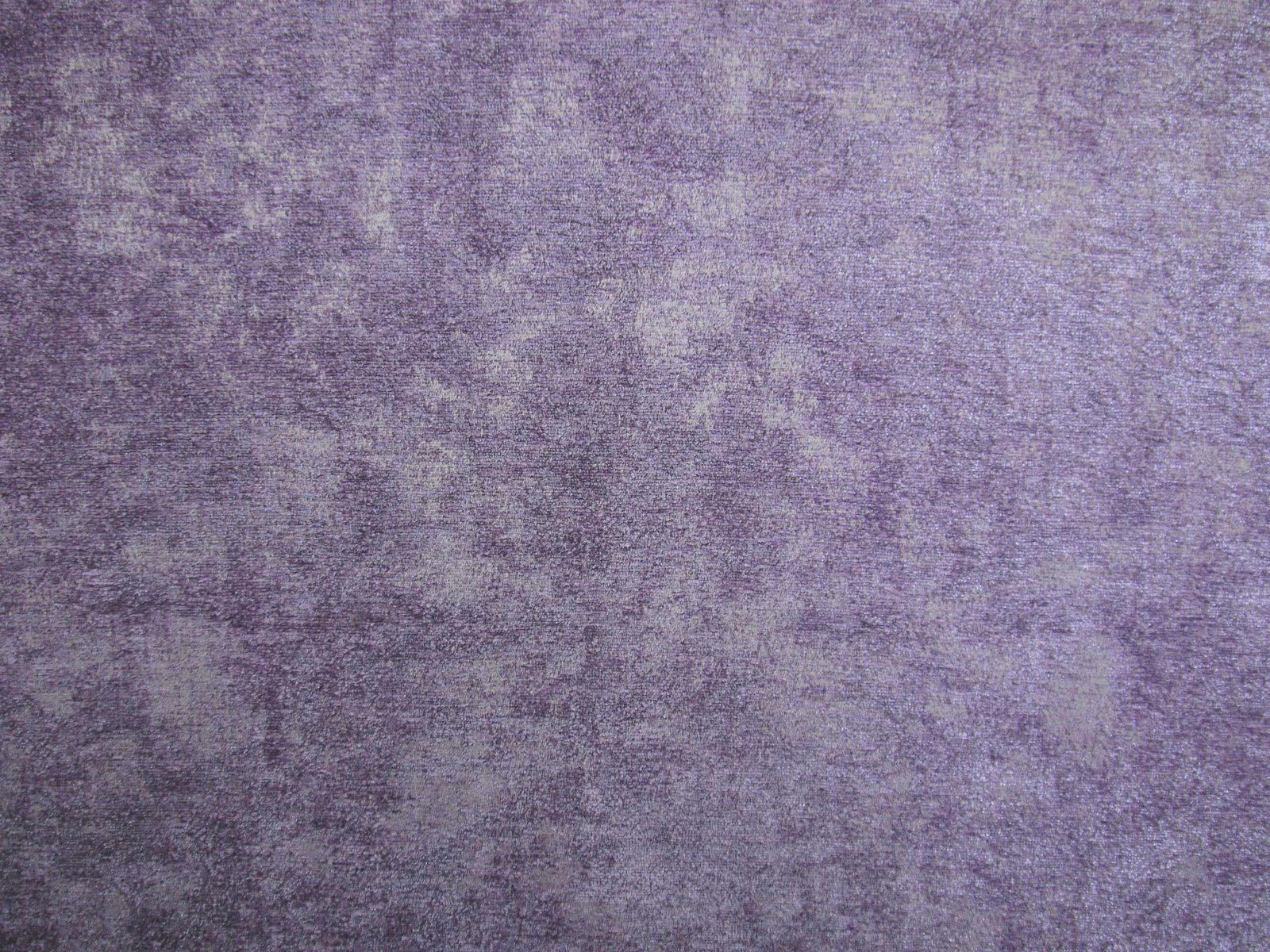 Mottled dusty lilac-purple chenille with soft brushed tonal texture