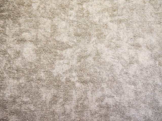 Soft greige taupe chenille with cloudy mottled shading and lightly brushed texture