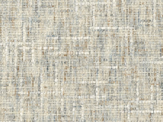 Pale greige chenille with blue-grey, taupe and warm beige woven flecks