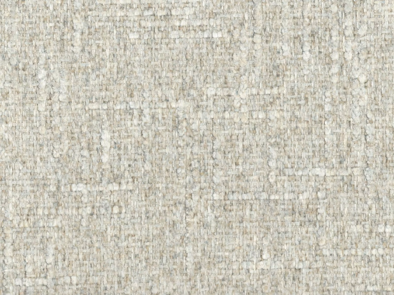 Pale oatmeal chenille with softly mottled stone-beige woven texture