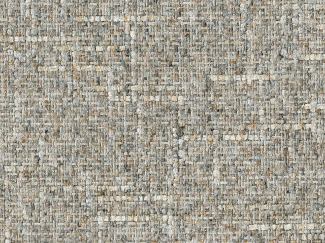 Greige-taupe chenille with cream and grey flecks in a tactile woven texture