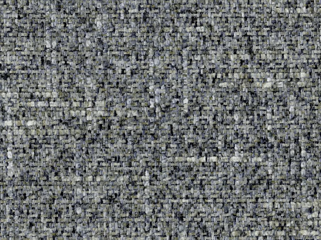 Cool grey chenille with charcoal, silver and black flecks in a nubby weave