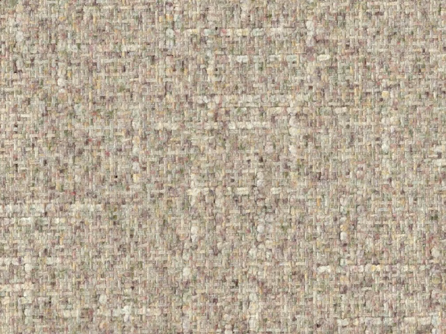 Oatmeal chenille with fine sage, blush and grey flecks in a nubby weave