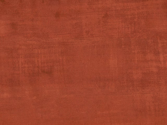 Deep rust-terracotta velvet with softly brushed nap and subtle tonal striations